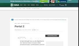 
							         Portal 2 kostenlos spielen - - Giga								  
							    
