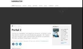 
							         Portal 2 Kritik - Gamereactor								  
							    