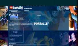
							         Portal 2 | LEGO Dimensions Wiki | FANDOM powered by Wikia								  
							    