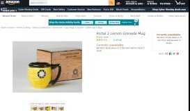 
							         Portal 2 Lemon Grenade Mug: Aperture Combustible ... - Amazon.com								  
							    