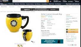 
							         Portal 2 Lemon Grenade Mug: Coffee Cups & Mugs - Amazon.com								  
							    