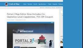 
							         Portal 2 Map Editor Now Includes Co-Operative Level Capabilities, 75 ...								  
							    