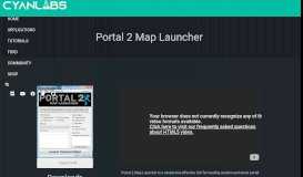 
							         Portal 2 Map Launcher | CyanLabs								  
							    