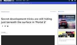 
							         Portal 2 - Mashable								  
							    
