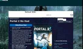 
							         Portal 2 No Hud | Nohud Wiki | FANDOM powered by Wikia								  
							    