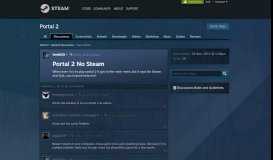 
							         Portal 2 No Steam :: Portal 2 General Discussions - Steam Community								  
							    