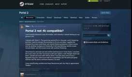 
							         Portal 2 not 4k compatible? :: Portal 2 General Discussions								  
							    