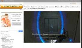 
							         Portal 2 - Now you are trapped in a room. Shoot a Blue portal on the ...								  
							    