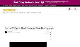 
							         Portal 2 Once Had Competitive Multiplayer - Kotaku								  
							    