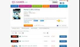 
							         Portal 2 (PC) CD key for Steam - price from $3.21 | XXLGamer.com								  
							    