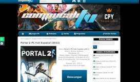 
							         Portal 2 PC Full Español (2011) - CompucaliTV								  
							    