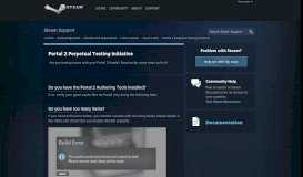 
							         Portal 2 Perpetual Testing Initiative - Source (PC) - Knowledge Base ...								  
							    