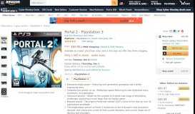 
							         Portal 2 - Playstation 3: Video Games - Amazon.com								  
							    