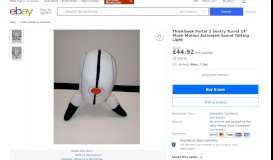 
							         Portal 2 Plush Turret With Sound for sale online | eBay								  
							    