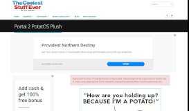 
							         Portal 2 PotatOS Plush | The Coolest Stuff Ever								  
							    