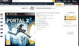 
							         Portal 2 Ps3 [Import French] (Game in English): Amazon.co.uk: PC ...								  
							    