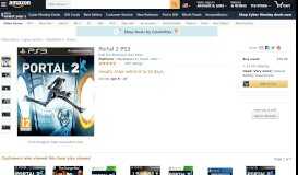 
							         Portal 2 PS3: Video Games - Amazon.com								  
							    