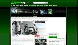 
							         Portal 2 - ps3 - Walkthrough and Guide - Page 1 - GameSpy								  
							    