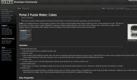 
							         Portal 2 Puzzle Maker: Cubes - Valve Developer Community								  
							    
