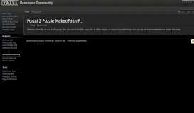 
							         Portal 2 Puzzle Maker: Faith Plate - Valve Developer Community								  
							    