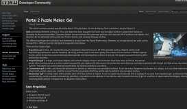 
							         Portal 2 Puzzle Maker: Gel - Valve Developer Community								  
							    
