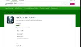 
							         Portal 2 Puzzle Maker Review for Teachers | Common Sense Education								  
							    