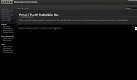 
							         Portal 2 Puzzle Maker: Wall Hazards - Valve Developer Community								  
							    