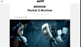 
							         Portal 2 Review | Attack of the Fanboy								  
							    