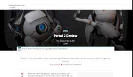 
							         Portal 2 Review - GameSpot								  
							    
