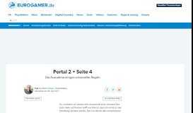 
							         Portal 2 • Seite 4 • Eurogamer.de								  
							    