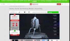 
							         Portal 2 Sentry Turret 3D Model | 3D Files Gambody								  
							    