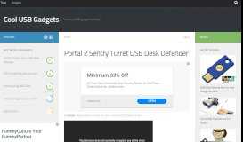 
							         Portal 2 Sentry Turret USB Desk Defender - Cool USB Toy								  
							    
