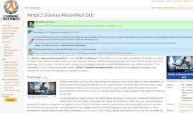 
							         Portal 2 Sixense MotionPack DLC - Combine OverWiki, the original ...								  
							    