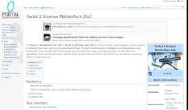 
							         Portal 2 Sixense MotionPack DLC - Portal Wiki								  
							    
