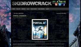 
							         Portal 2-SKIDROW Free Download - Skidrowcrack.com								  
							    