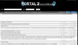 
							         Portal 2 Sounds | Caroline: Oh... Mr. Johnson...								  
							    