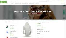 
							         Portal 2 Test Candidate Hoodie - Liyson								  
							    