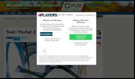 
							         Portal 2 - Test, Geschicklichkeit, PC, Xbox 360, PlayStation 3 - 4Players								  
							    