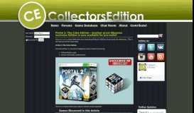 
							         Portal 2: The Cube Edition – Another great EBgames exclusive Edition ...								  
							    