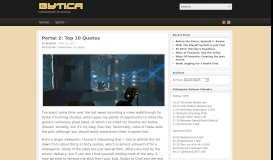 
							         Portal 2: Top 10 Quotes - Bytica								  
							    
