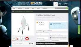 
							         Portal 2 Turret Flashlight with Sound | getDigital								  
							    