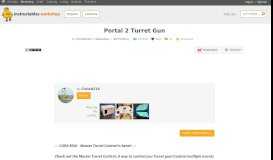 
							         Portal 2 Turret Gun: 10 Steps (with Pictures) - Instructables								  
							    