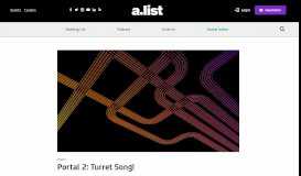 
							         Portal 2: Turret Song! | AList								  
							    