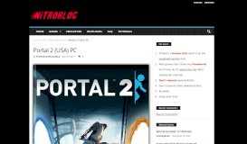
							         Portal 2 (USA) PC Download - Nitroblog								  
							    