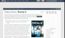 
							         Portal 2 (Video Game) - TV Tropes								  
							    