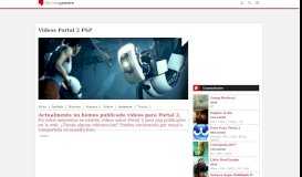 
							         Portal 2 Videos PSP - Mundogamers								  
							    