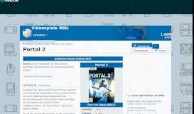 
							         Portal 2 | Videospiele Wiki | FANDOM powered by Wikia								  
							    