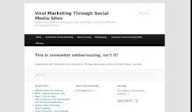 
							         portal 2 viral marketing | Viral Marketing Through Social Media Sites								  
							    