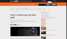 
							         Portal 2 walkthrough and video guide | GamesRadar+								  
							    