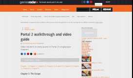 
							         Portal 2 walkthrough and video guide: Page 5 | GamesRadar+								  
							    